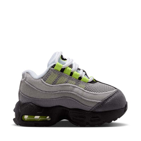 Nike Little Max 95 (TD) - Black/Neon Yellow