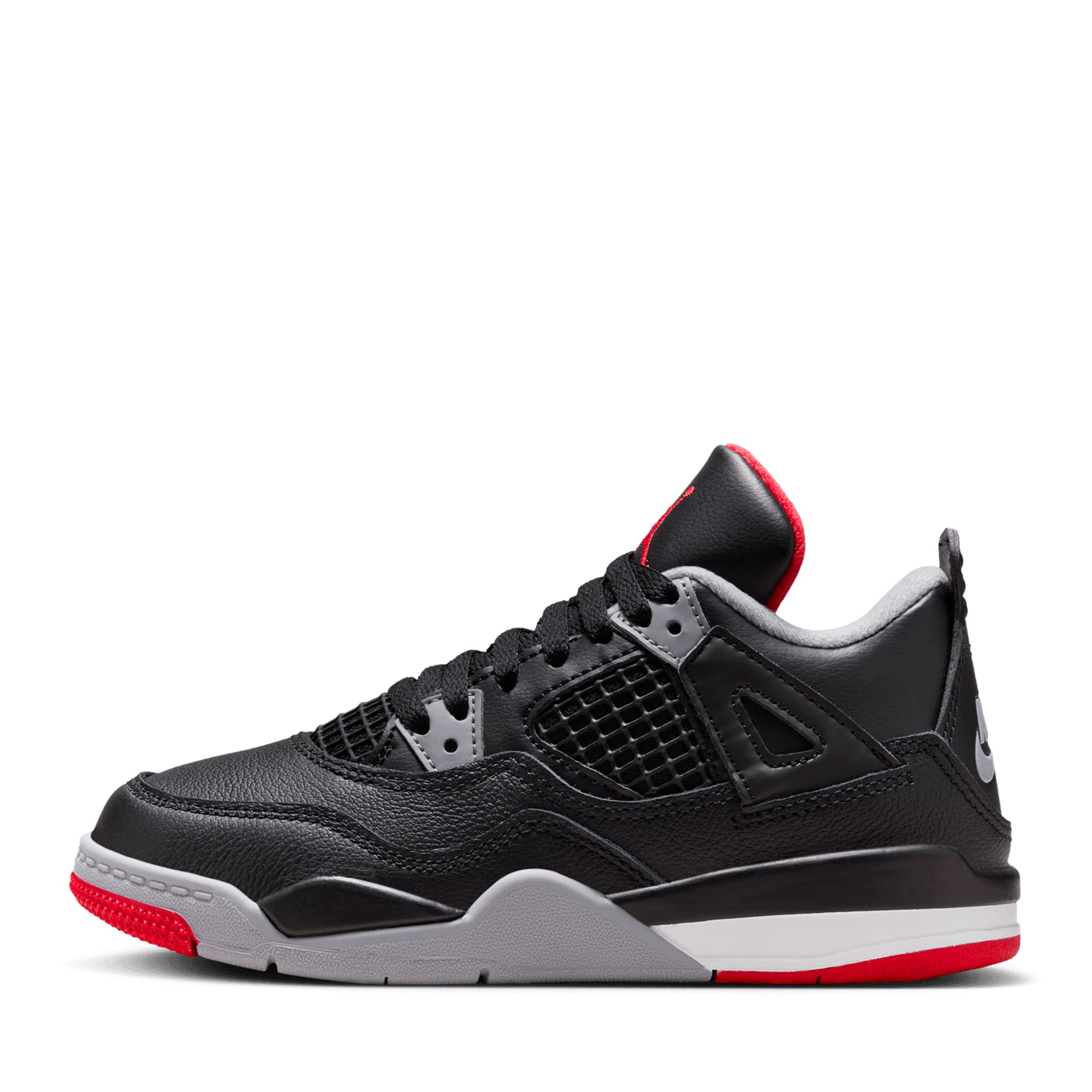 Nike air jordan 4 outlet retro (bred) black-cement-fire red