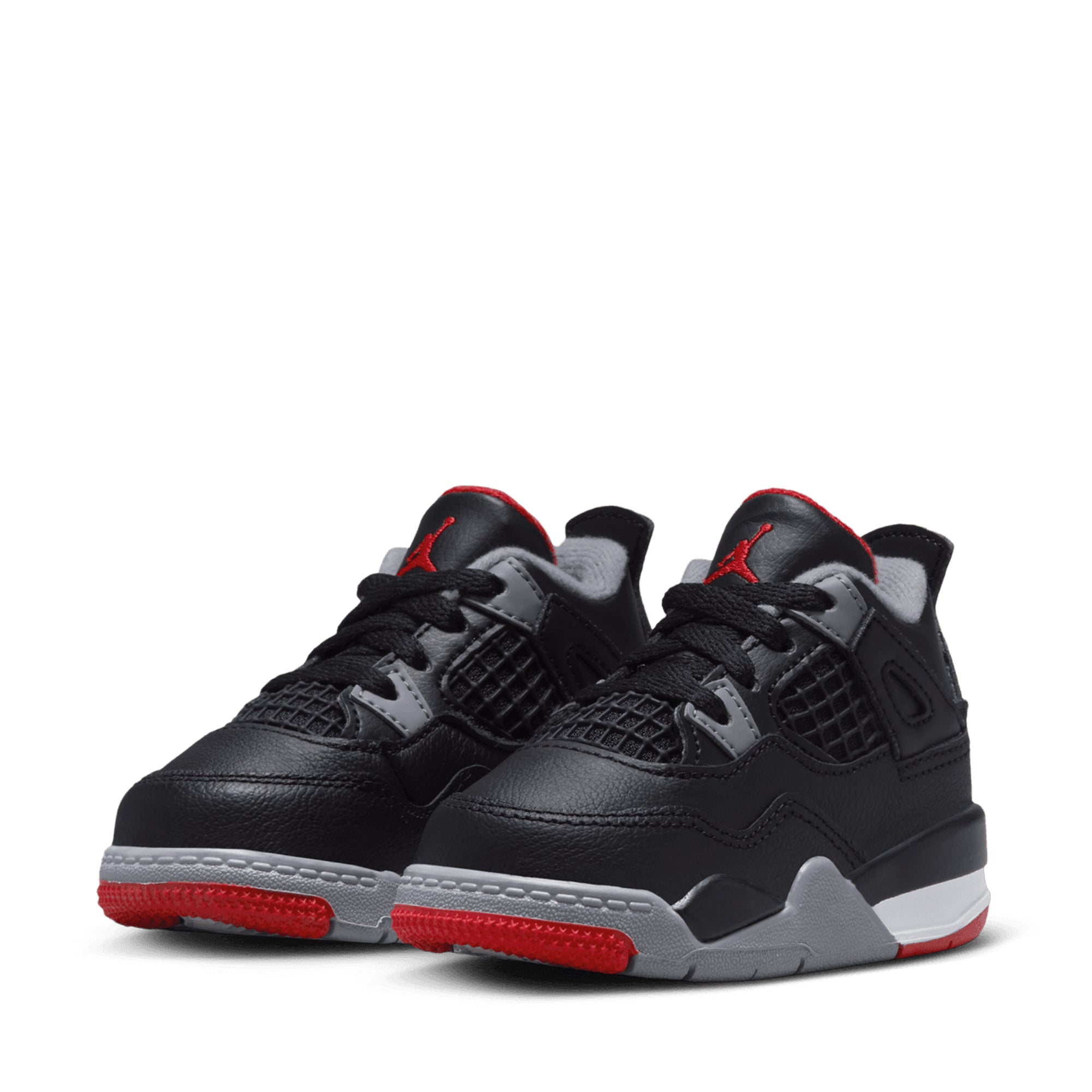 Jordan 4 Retro 'Bred Reimagined' (TD) - Black/Fire Red
