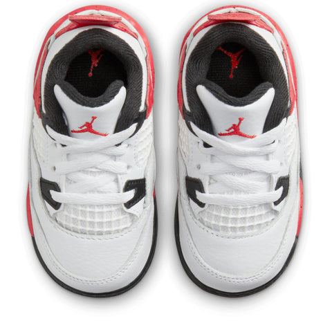 Jordan 4 Retro 'Red Cement' (TD) - White/Fire Red
