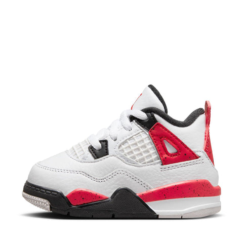 Jordan 4 Retro 'Red Cement' (TD) - White/Fire Red