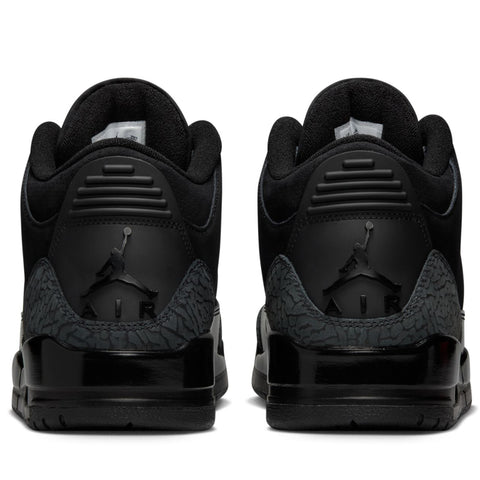 Air Jordan 3 Retro 'Black Cat' - Black/Dark Charcoal