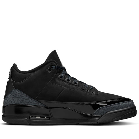 Air Jordan 3 Retro 'Black Cat' - Black/Dark Charcoal