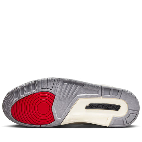 Air Jordan 3 Retro 'Cement Grey' - Summit White/Fire Red