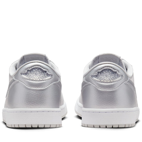 Air Jordan 1 Retro Low OG 'Silver' - Neutral Grey/Metallic Silver