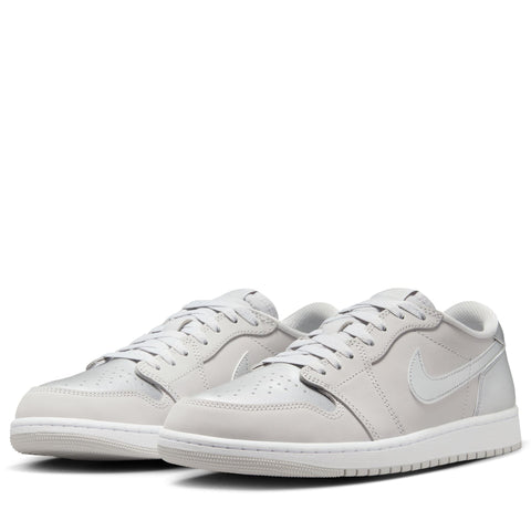 Air Jordan 1 Retro Low OG 'Silver' - Neutral Grey/Metallic Silver