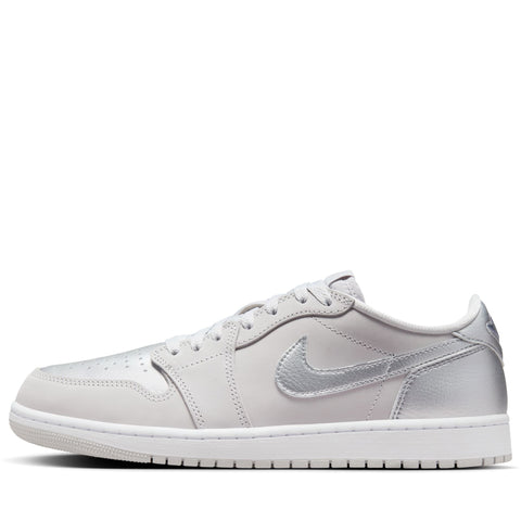 Air Jordan 1 Retro Low OG 'Silver' - Neutral Grey/Metallic Silver