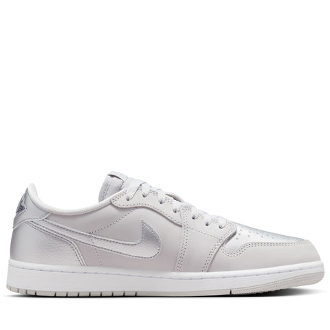 Air Jordan 1 Retro Low OG 'Silver' - Neutral Grey/Metallic Silver