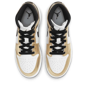 Air Jordan 1 Mid SE (GS) - Metallic Gold/Black