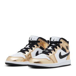 Jordan 1 Mid SE (PS) - Metallic Gold/Black