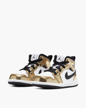 Jordan 1 Mid SE (TD) - Metallic Gold/Black
