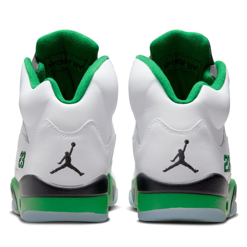 Women's Air Jordan 5 Retro 'Lucky Green' - White/Lucky Green
