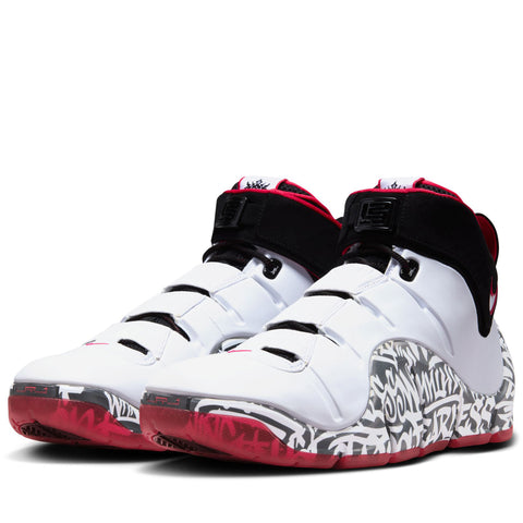 Nike Lebron 17 Graffiti Mens Shoes Size 4.5, Color: White