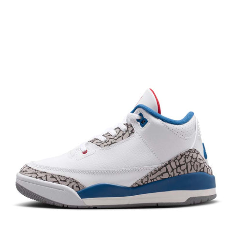 Jordan 3 Retro 'True Blue' (PS) - White/True Blue