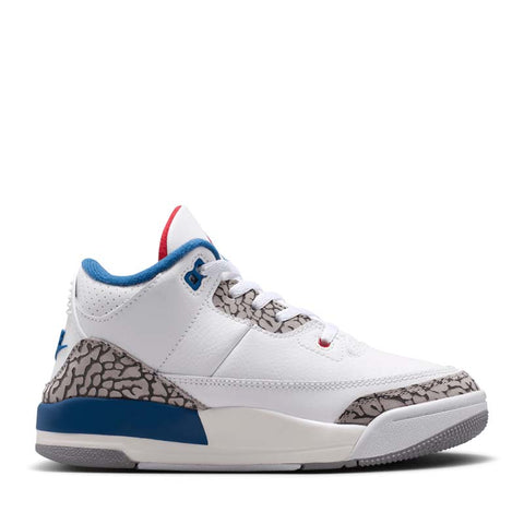 Jordan 3 Retro 'True Blue' (PS) - White/True Blue
