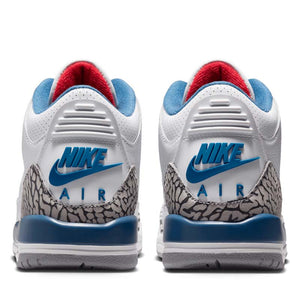 Air Jordan 3 Retro 'True Blue' (GS) - White/True Blue