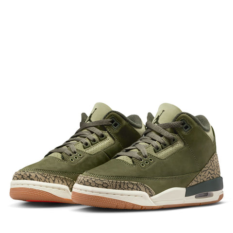 Air Jordan 3 Retro (GS) - Medium Olive/Sequoia