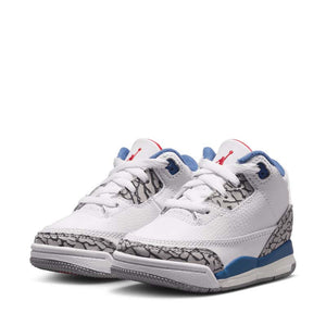 Jordan 3 Retro 'True Blue' (TD) - White/True Blue