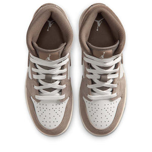 Air Jordan 1 Mid (GS) - Enigma Stone/Olive Grey