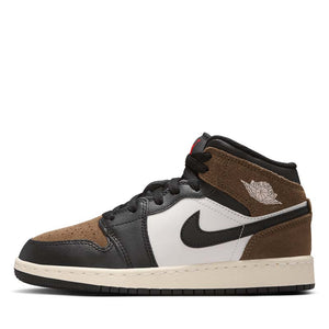 Air Jordan 1 Mid (GS) - Black/Phantom