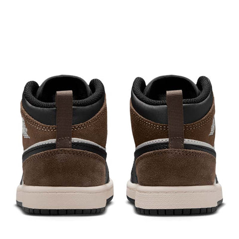 Jordan 1 Mid (PS) - Black/Phantom