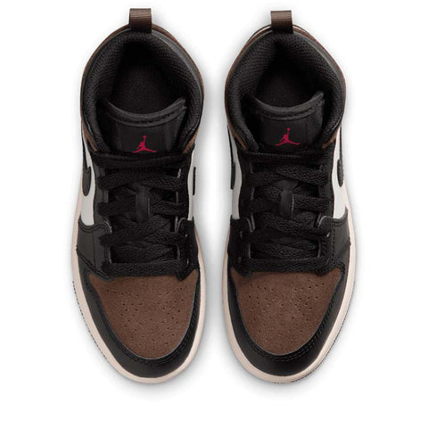 Jordan 1 Mid (PS) - Black/Phantom