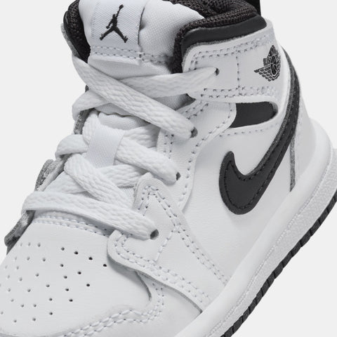 Jordan 1 Mid (TD) - White/Black