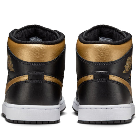 Air Jordan 1 Mid - Black/Metallic Gold