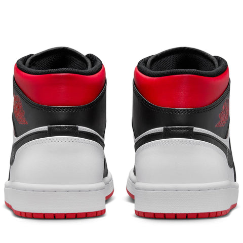 Air Jordan 1 Mid - White/Gym Red