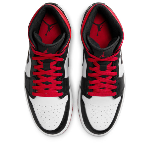 Air Jordan 1 Mid - White/Gym Red