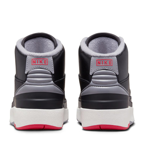 Jordan 2 Retro 'Black Cement' (PS) - Black/Cement Grey
