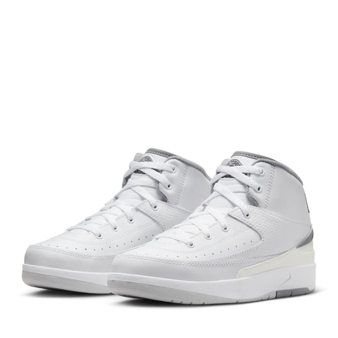 Jordan 2 Retro (PS) - White/Cement Grey
