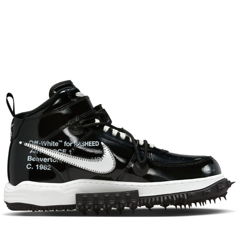 Nike x Off-White™ Air Force 1 Mid SP LTHR 'Sheed' - Black/White