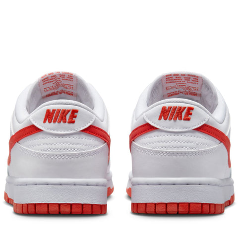 Nike Dunk Low Retro - White/Picante Red