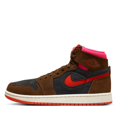 Women's Air Jordan 1 Zoom CMFT 2 - Cacao Wow/Picante Red