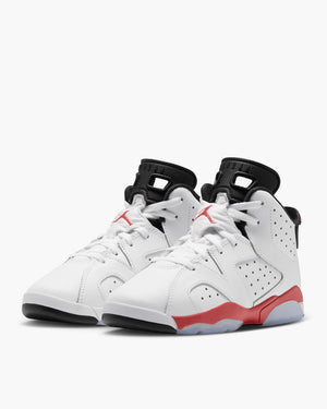 Jordan 6 Retro 'Infrared' (PS) - White/Light Crimson