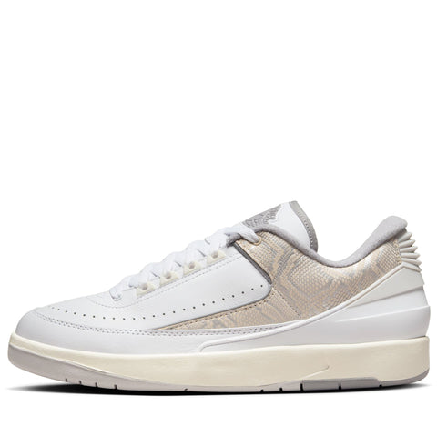 Air Jordan 2 Retro Low 'Python' - White/Cement Grey