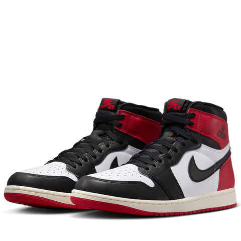 Air Jordan 1 Retro High OG 'Black Toe Reimagined' - White/Varsity Red