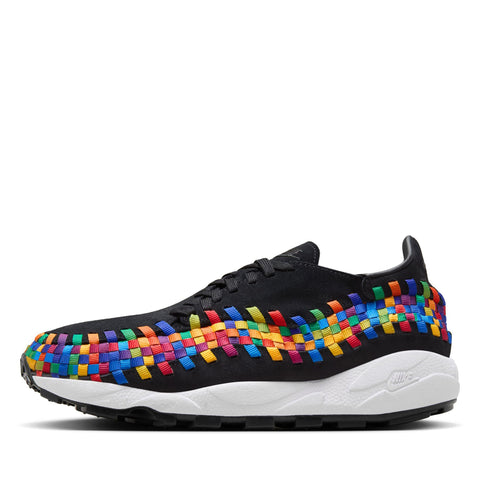 Women's Nike Air Footscape Woven OG 'Rainbow' - Black/White