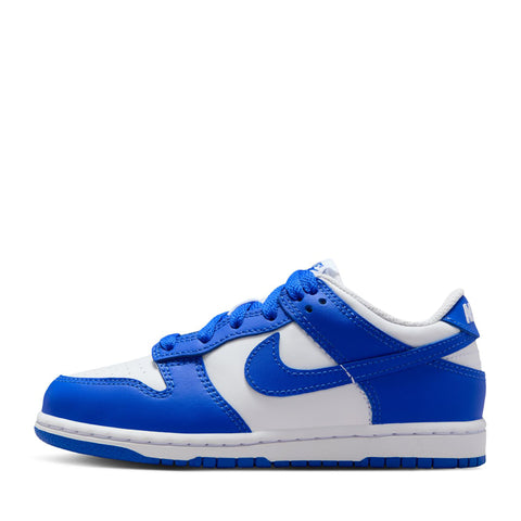 Nike Dunk Low (PS) - White/Hyper Royal