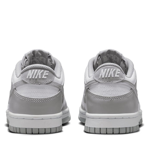 Nike Dunk Low (GS) - White/Light Smoke Grey