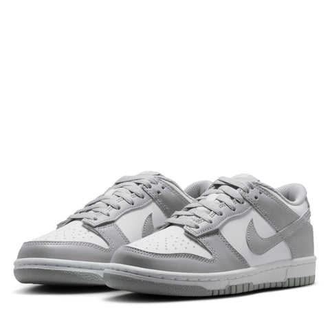 Nike Dunk Low (GS) - White/Light Smoke Grey