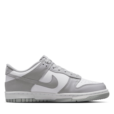 Nike Dunk Low (GS) - White/Light Smoke Grey
