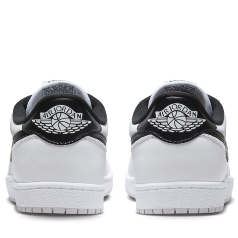 Air Jordan 1 Low '85 'Metallic Black' - White/Black