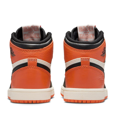 Jordan 1 Retro High OG 'Shattered Backboard' (PS) - Black/Starfish
