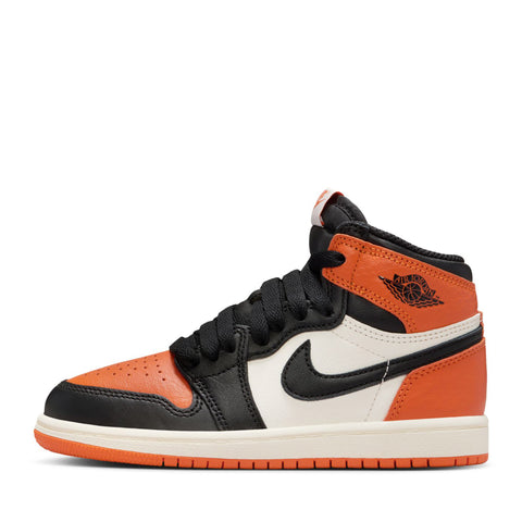 Jordan 1 Retro High OG 'Shattered Backboard' (PS) - Black/Starfish