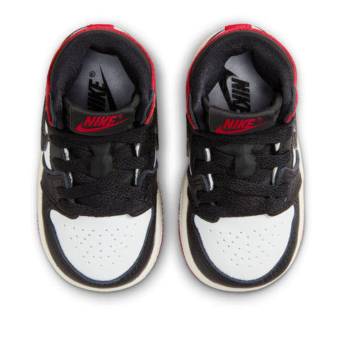 Jordan 1 Retro High OG 'Black Toe Reimagined' (TD) - White/Varsity Red