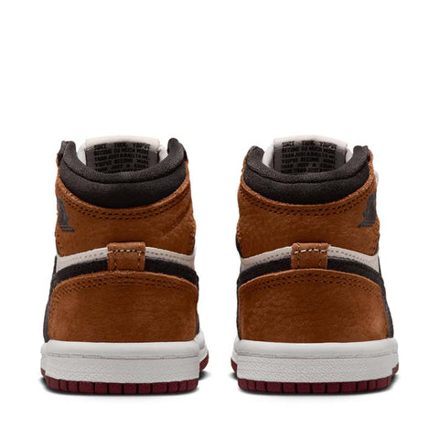 Jordan 1 Retro High OG 'Love Letter' (TD) - Shadow Brown/Team Red