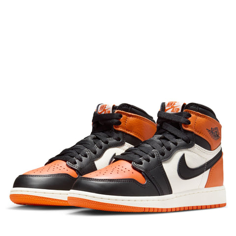 Air Jordan 1 High OG 'Shattered Backboard' (GS) - Black/Starfish