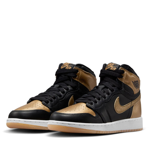 Air Jordan 1 Retro High OG (GS) - Black/Metallic Gold